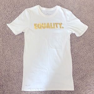 White EQUALITY Nike Tee